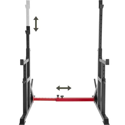 Support De Squat Creed En Acier Noir