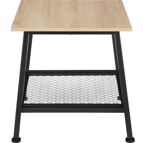 Table D'appoint Bedford En Bois Mdf Bois Clair Industriel, Chêne Sonoma