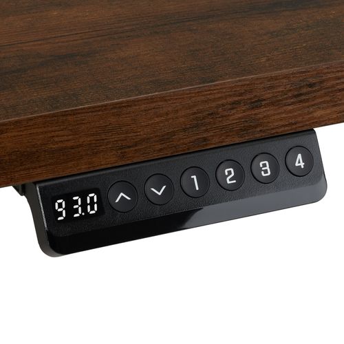 Bureau Assis Debout Avec Réglage électrique De La Hauteur Blanc