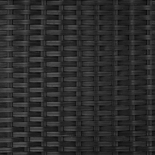 Salon De Jardin Noir/gris  53 X 53 X 87 Cm