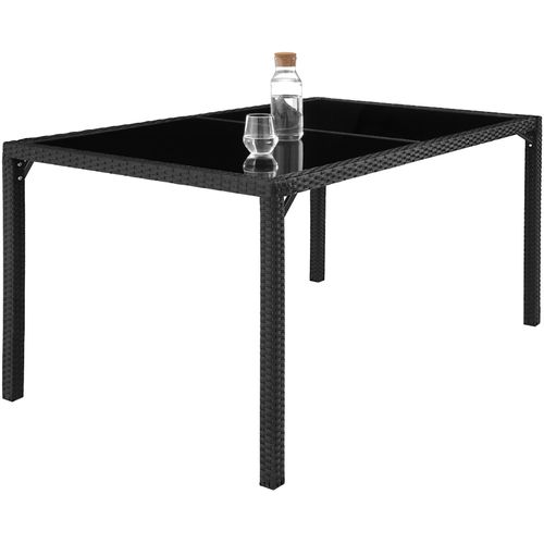 Salon De Jardin Noir/gris  60 X 55 X 83 Cm