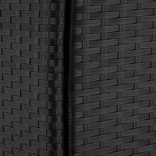 Salon De Jardin Noir/gris  60 X 55 X 83 Cm