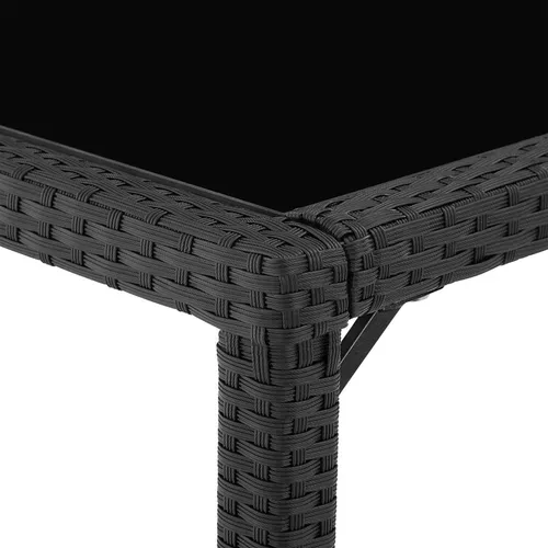 Salon De Jardin Noir/gris  60 X 55 X 83 Cm