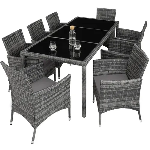 Salon De Jardin Gris Tacheté/gris  60 X 55 X 83 Cm