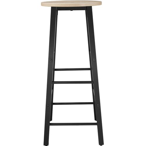 Lot De 2 Tabourets De Bar En Panneau Aggloméré 72,5 Cm Bois Clair