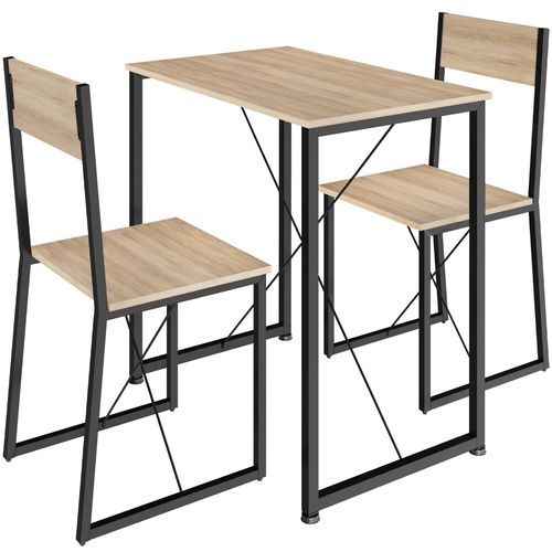 Ensemble Chaises De Salle à Manger Margate En Panneau Aggloméré Bois Clair Industriel, Chêne Son