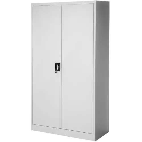 Armoire De Classement Avec Cinq Etagères Acier 40x80x180cm - Serrure Et Tablettes Ajustables