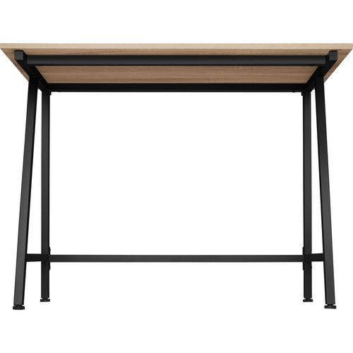1 Bureau Newton En Panneau Aggloméré Bois Clair Industriel, Chêne Sonoma