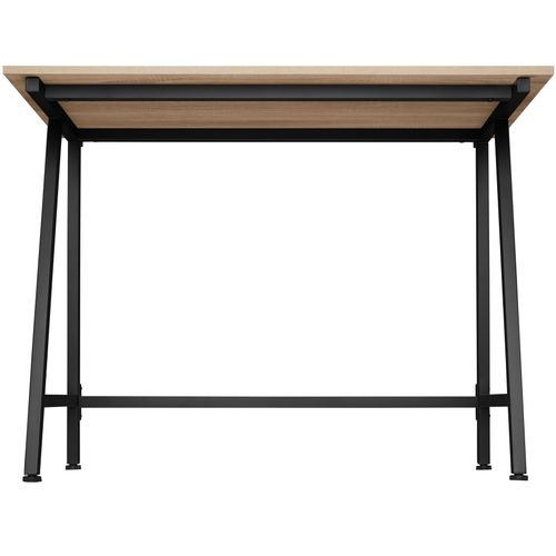 1 Bureau Newton En Panneau Aggloméré Bois Clair Industriel, Chêne Sonoma