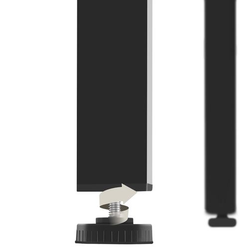 Table D'appoint 35 X 35 X 70,5 Cm En Panneau Aggloméré Bois Clair