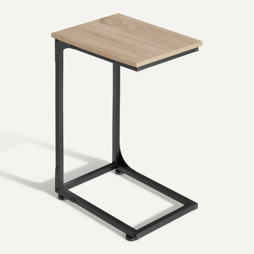 1 Table D'appoint Erie En Panneau Aggloméré Bois Clair Industriel, Chêne Sonoma