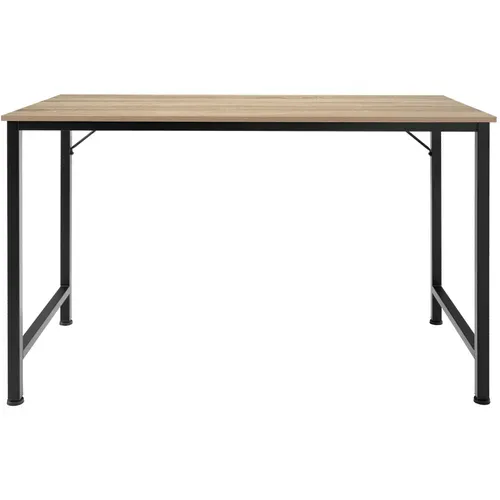 Bureau Jenkins En Panneau Aggloméré Bois Clair Industriel, Chêne Sonoma