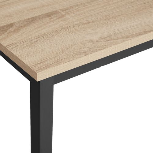 Bureau Jenkins En Panneau Aggloméré Bois Clair Industriel, Chêne Sonoma