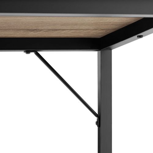 Bureau Jenkins En Panneau Aggloméré Bois Clair Industriel, Chêne Sonoma