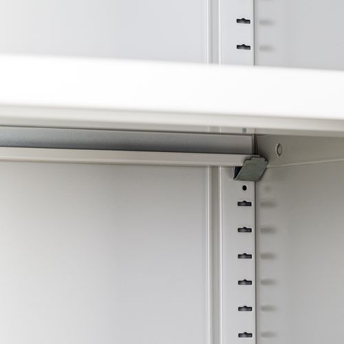 Lot De 2 Armoires De Classement En Métal 4 étagères Réglables Gris