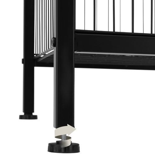 Table D'appoint Grimsby En Panneau Aggloméré Bois Foncé Industriel, Rustique