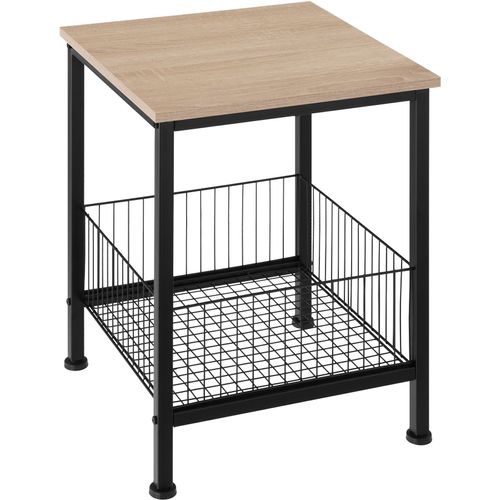 Table D'appoint Grimsby En Panneau Aggloméré Bois Clair Industriel, Chêne Sonoma