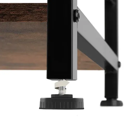 étagère De Cuisine Crawley En Panneau Aggloméré Bois Foncé Industriel, Rustique