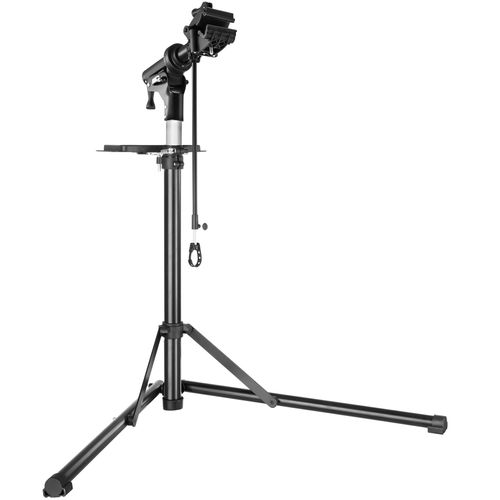 Support Réparation Vélo Pliable Résistant Cadres électrique Hauteur Réglable 360° Gris Noir