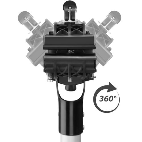 Support Réparation Vélo Pliable Résistant Cadres électrique Hauteur Réglable 360° Gris Noir