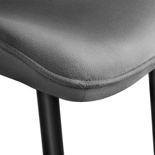 Lot De 6 Lot De Chaises Monroe En Polyester Gris