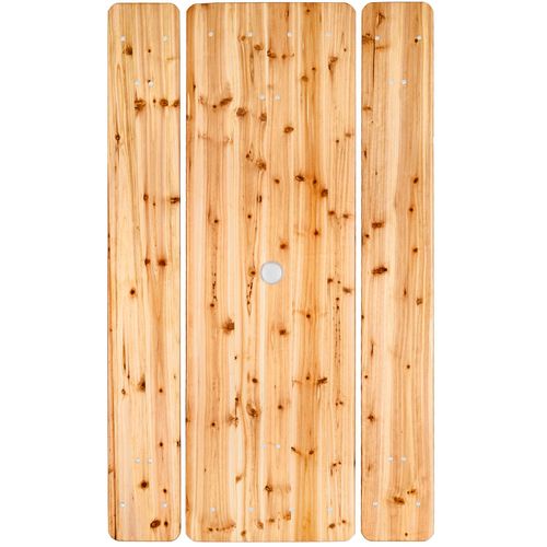 Ensemble Jardin Pliable Parasol Acier-bois Résistant Extérieur 3 Pièces