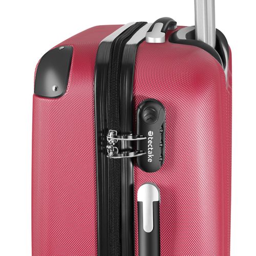 Ensemble De 3 Valises Avec Pèse-bagage Et étiquettes Roulettes 360 Degrès
