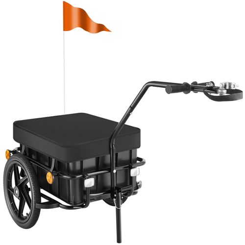 1 Remorque À Vélo Cargoxpress En Polypropylène Noir