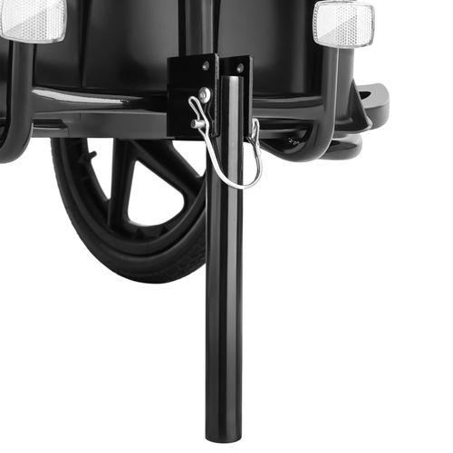 1 Remorque À Vélo Cargoxpress En Polypropylène Noir