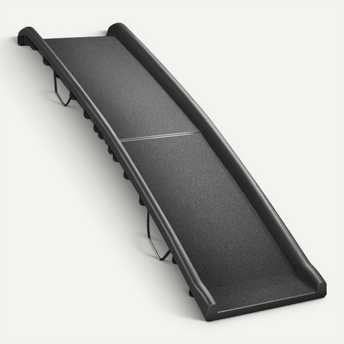 1 Rampe Pour Chien Paw Step En Polypropylène Noir