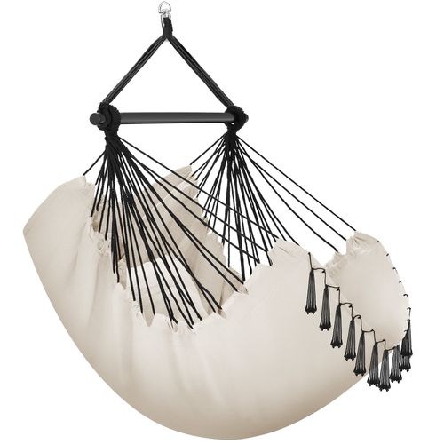 1 Fauteuil Suspendu Malika En Polyester/coton Beige
