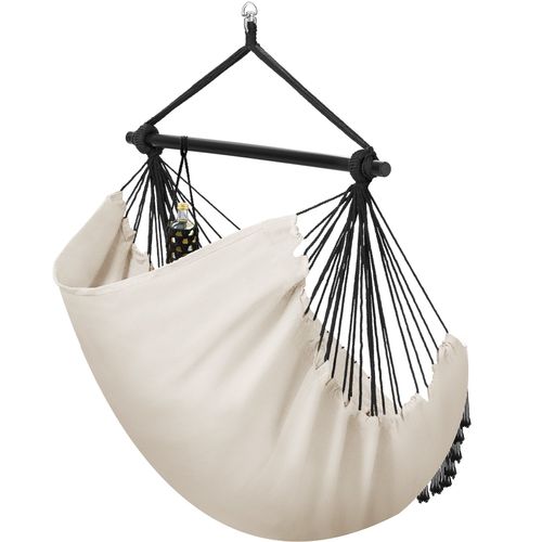 1 Fauteuil Suspendu Malika En Polyester/coton Beige