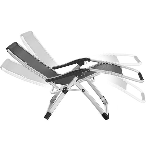 Chaise Longue Cloud En Polyéthylène, Acier Noir