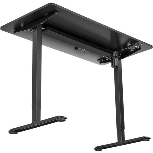 1 Bureau Réglable En Hauteur électriquement Skadi En Acier Enduit De Poudre Noir