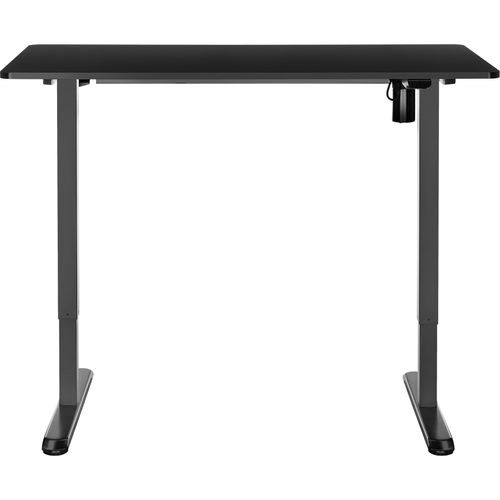 1 Bureau Réglable En Hauteur électriquement Skadi En Acier Enduit De Poudre Noir