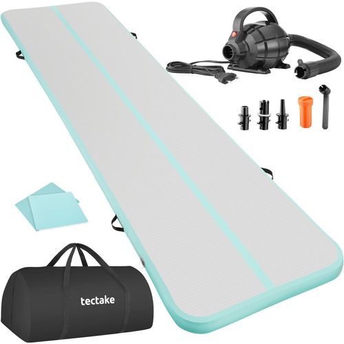 Tapis D'entraînement Airtrack Airflexy En Polychlorure De Vinyle Gris/bleu