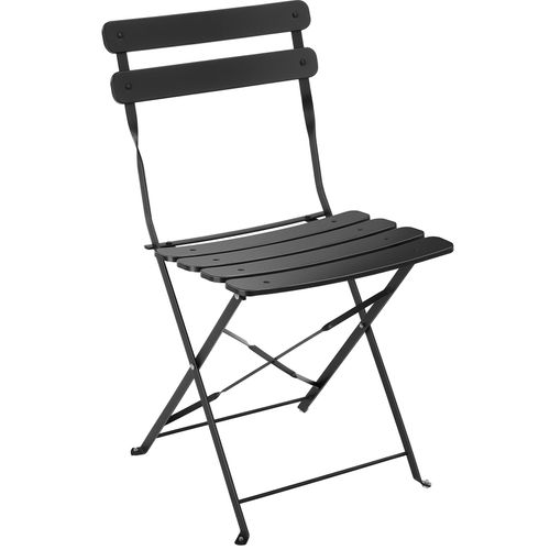 Ensemble Table Et Chaises Bistrot Noir  59 X 59 X 70.5 Cm
