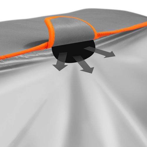 1 Bâche De Voiture En Polyester Gris