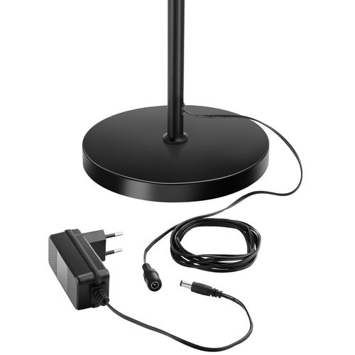 1 Lampadaire Prisma En Acier Noir