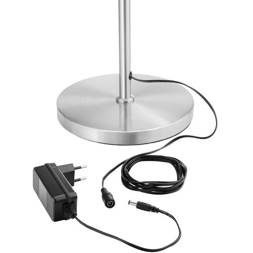 1 Lampadaire Prisma En Acier Argent