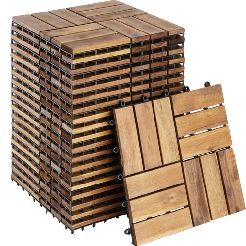 Dalles De Terrasse Tabula En Bois Marron