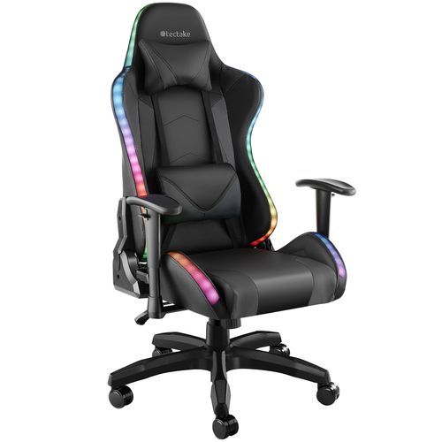 WIYETY Housse de Chaise de Gaming Extensible Avec Accoudoirs/Dossier - Pour Bureau, Ordinateur, Style Racing