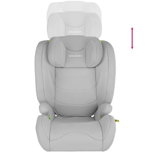 1 Siège Auto Levi En Polyéthylène Gris Clair