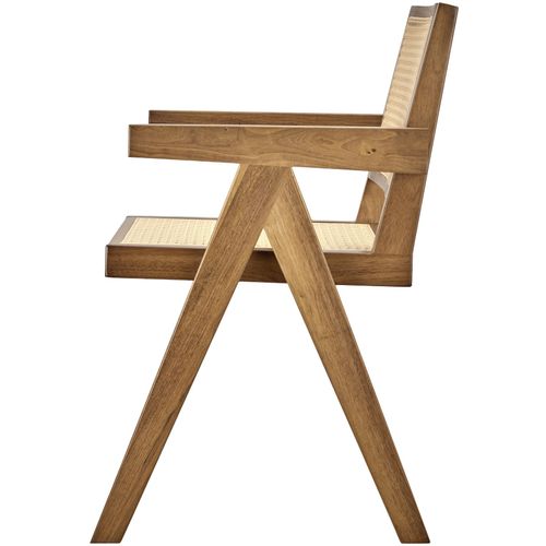 Lot De 4 Fauteuil Avec Accoudoirs Lissy En Bois Chêne Clair