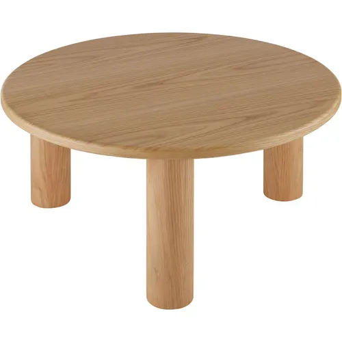 1 Table Basse Avec Pieds En Bois Massif Sissi En Bois Mdf Chêne Clair
