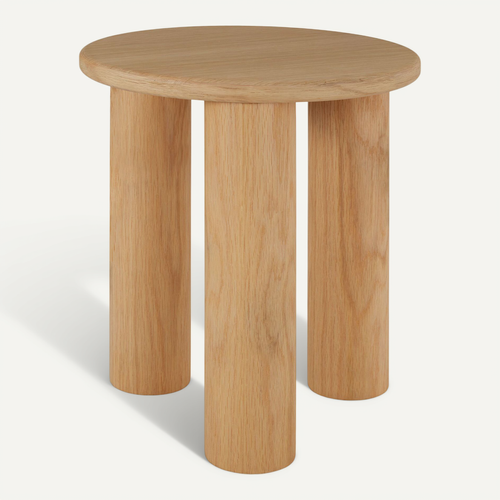 1 Table D'appoint Sisi En Bois De Pin Chêne Clair