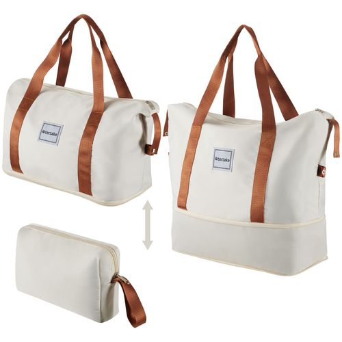 1 Ensemble De Valises De Voyage Madison En Plastique Abs Crème