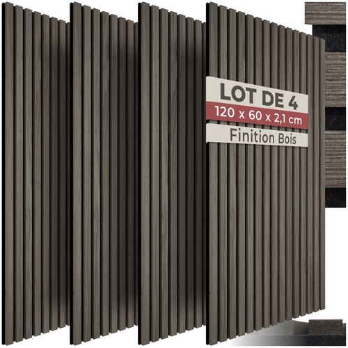 Panneaux Acoustiques Sonic Wall En Bois Mdf Chêne Gris