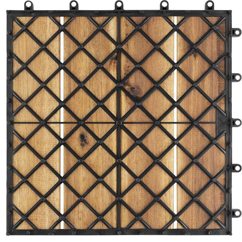 Dalles De Terrasse Tabula En Bois Marron