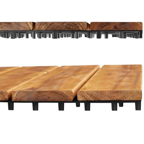 Dalles De Terrasse Tabula En Bois Marron